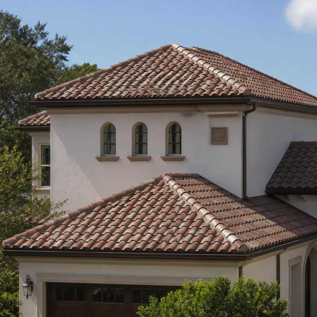 Tile roofing